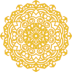 Decoración mandala de madera