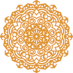 Decoración mandala de madera