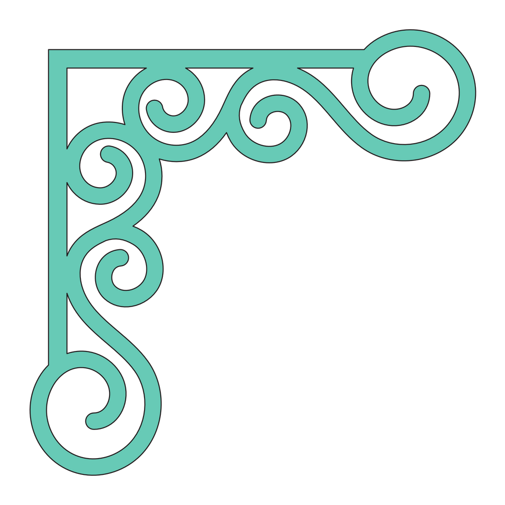 Esquina madera ( par, 2 piezas ) 047