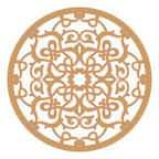 Decoración mandala de madera