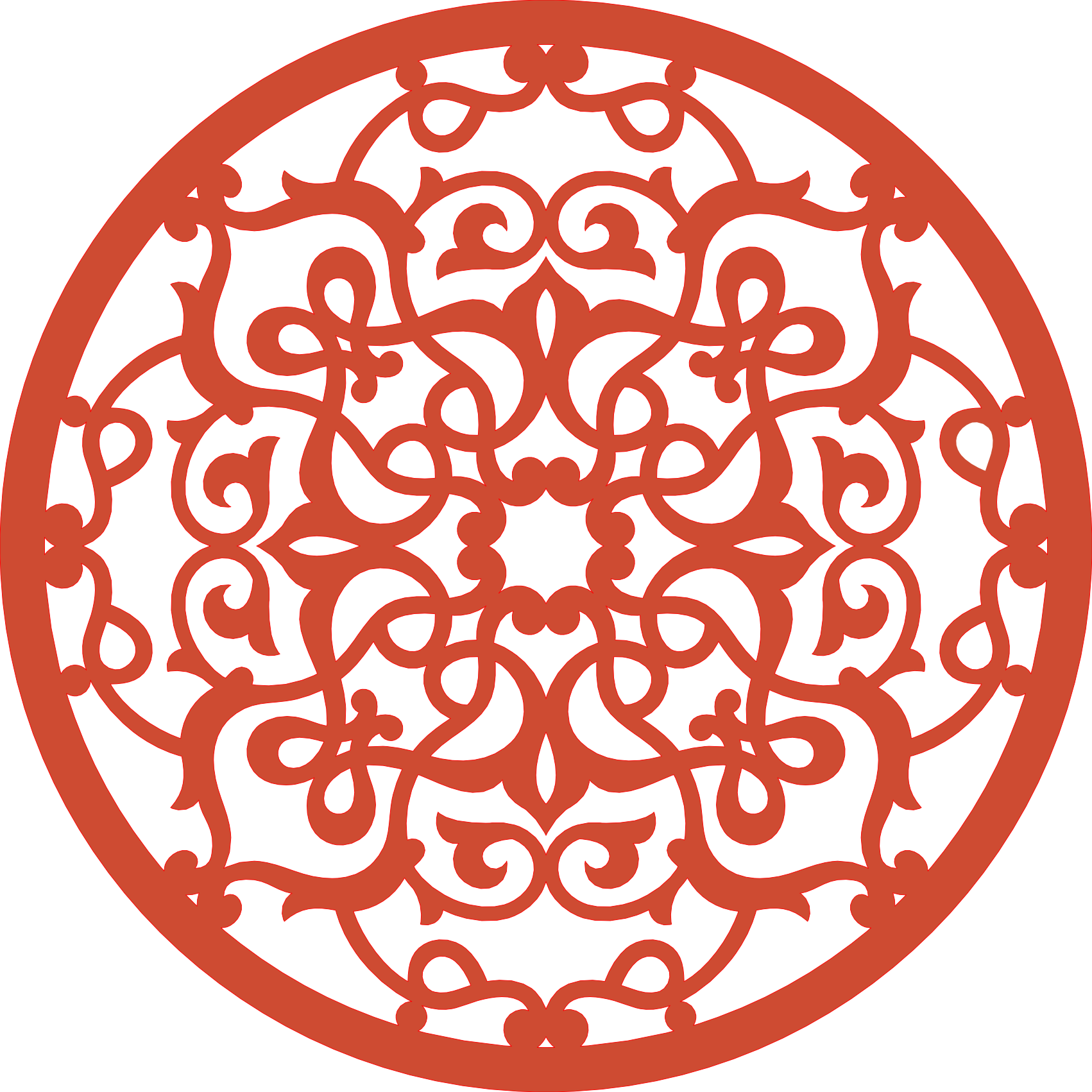 Decoración mandala de madera