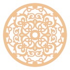 Decoración mandala de madera