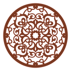 Decoración mandala de madera