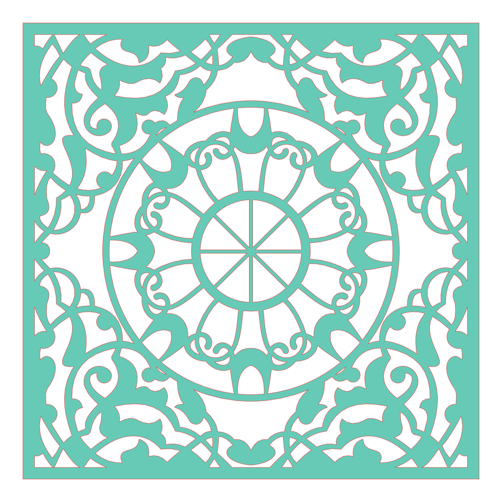 Decoración mandala de madera