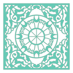 Decoración mandala de madera