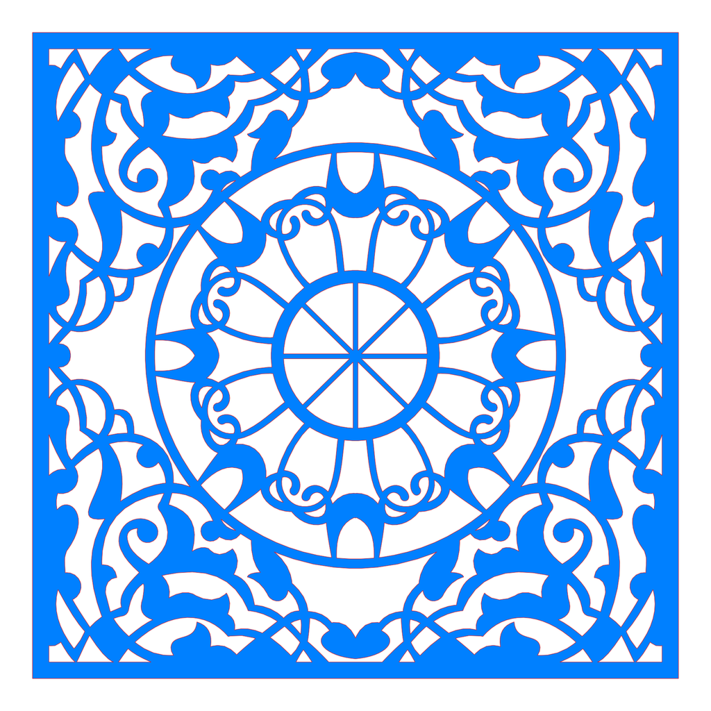 Decoración mandala de madera