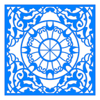 Decoración mandala de madera