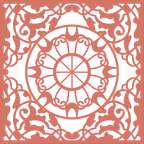 Decoración mandala de madera