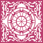 Decoración mandala de madera