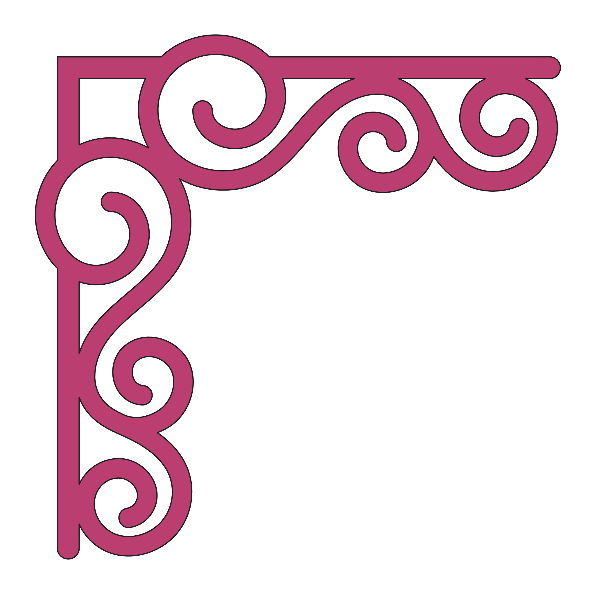 Esquina madera ( par, 2 piezas ) 048