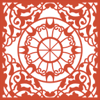 Decoración mandala de madera