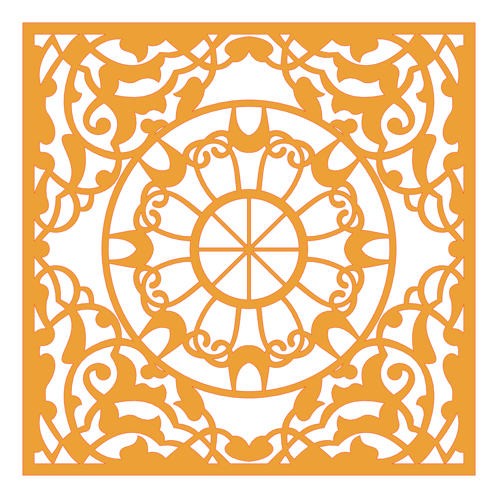 Decoración mandala de madera