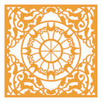 Decoración mandala de madera