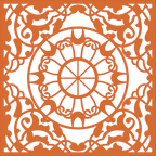 Decoración mandala de madera