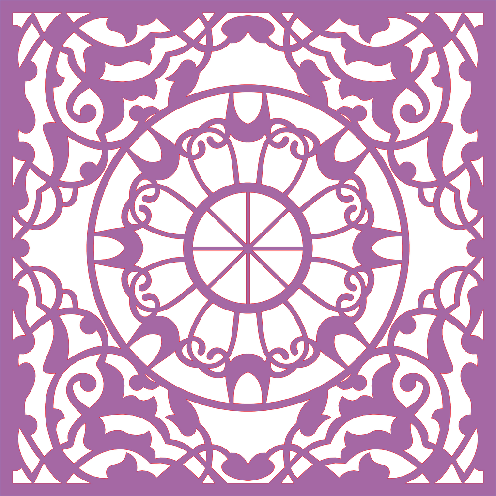 Decoración mandala de madera