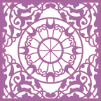 Decoración mandala de madera