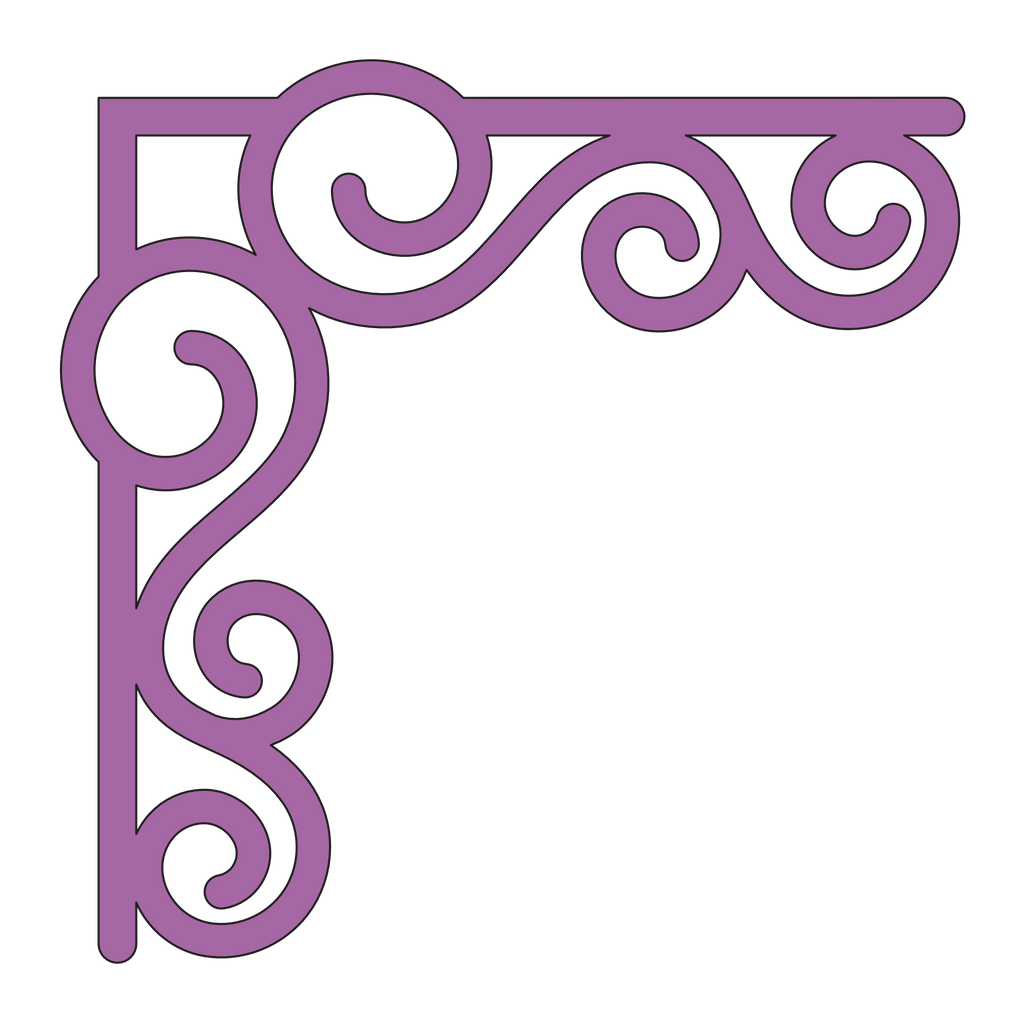 Esquina madera ( par, 2 piezas ) 048