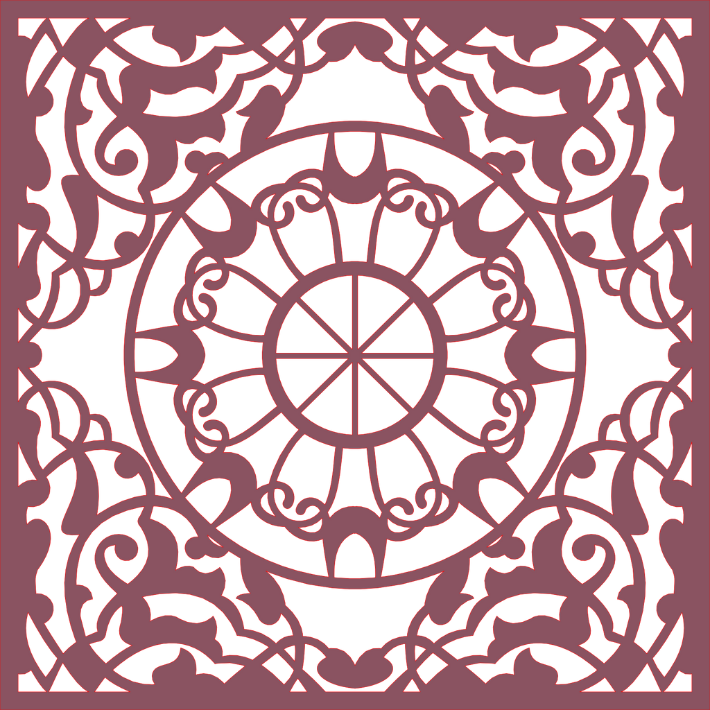 Decoración mandala de madera