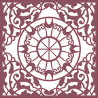 Decoración mandala de madera