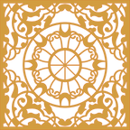 Decoración mandala de madera