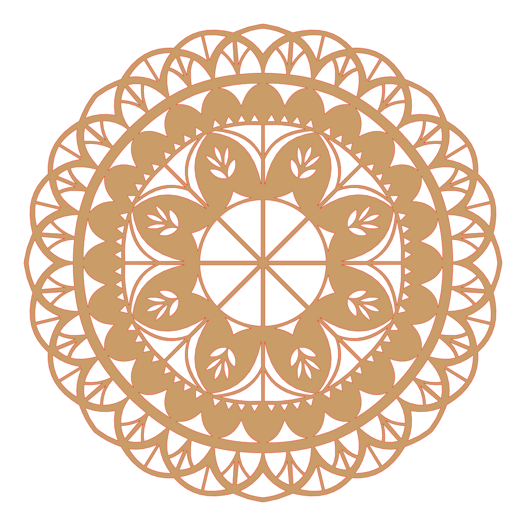 Decoración de pared  en madera