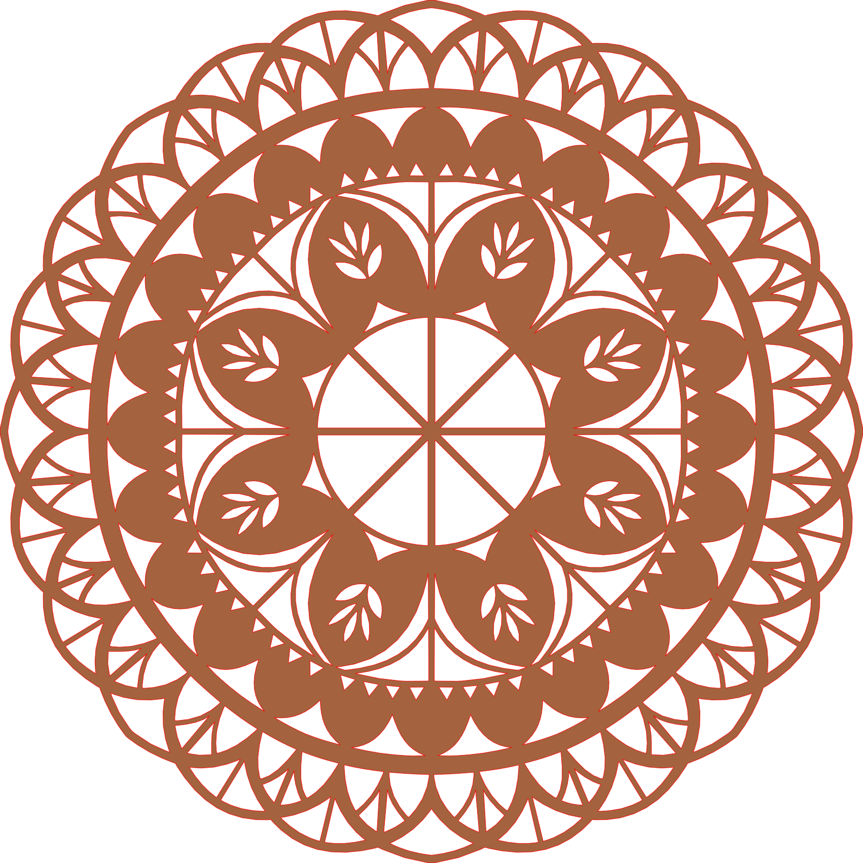 Decoración de pared  en madera