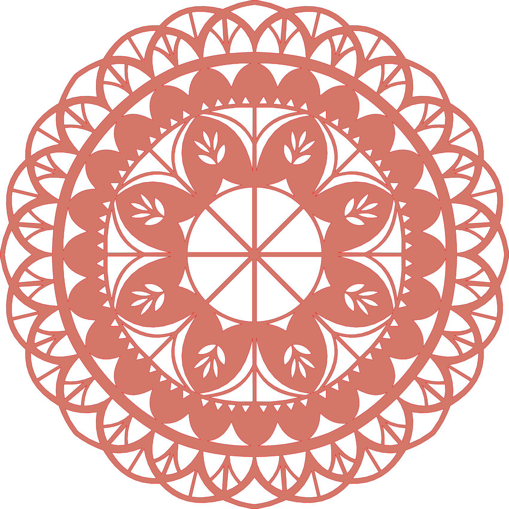 Decoración de pared  en madera