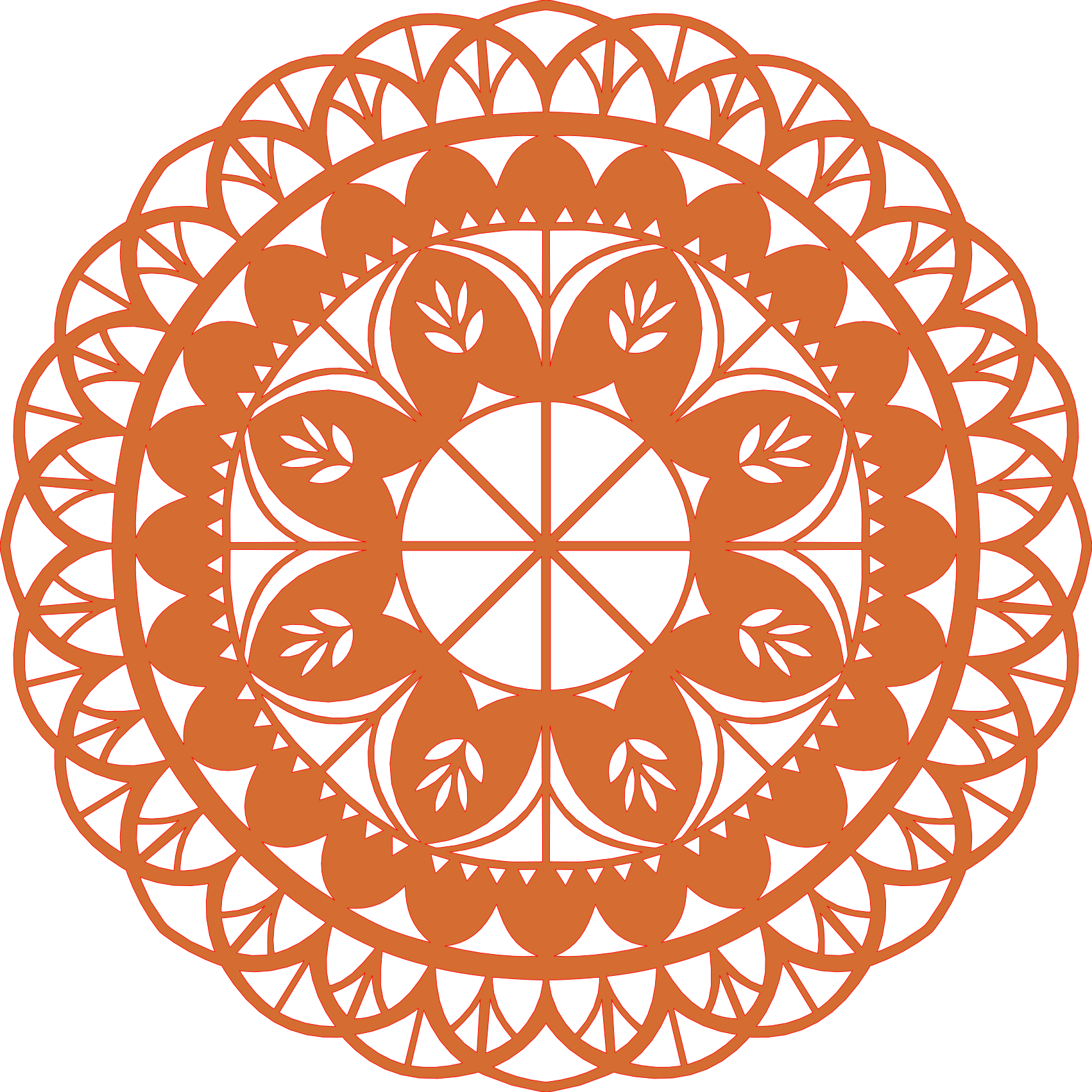 Decoración de pared  en madera