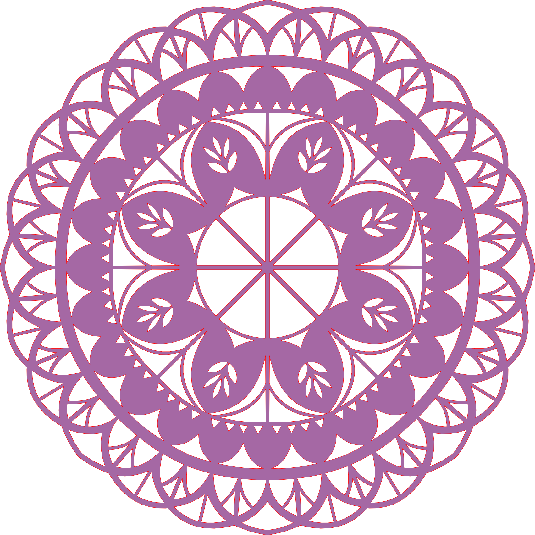 Decoración de pared  en madera