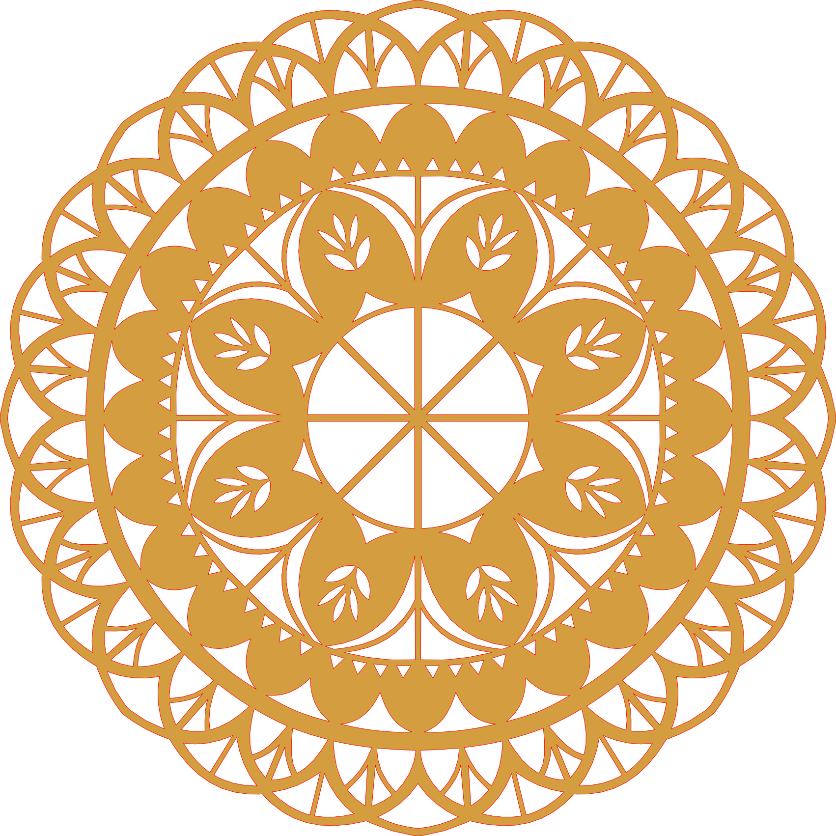 Decoración de pared  en madera