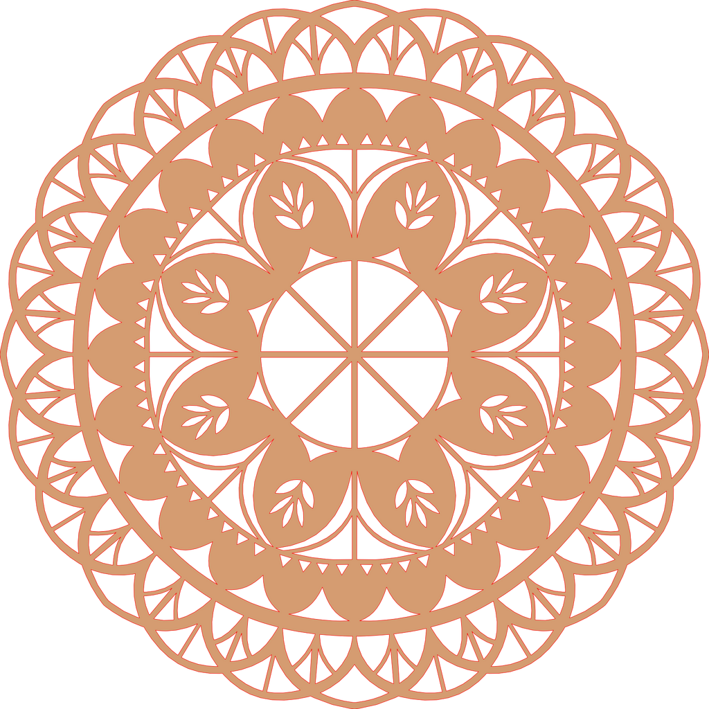 Decoración de pared  en madera