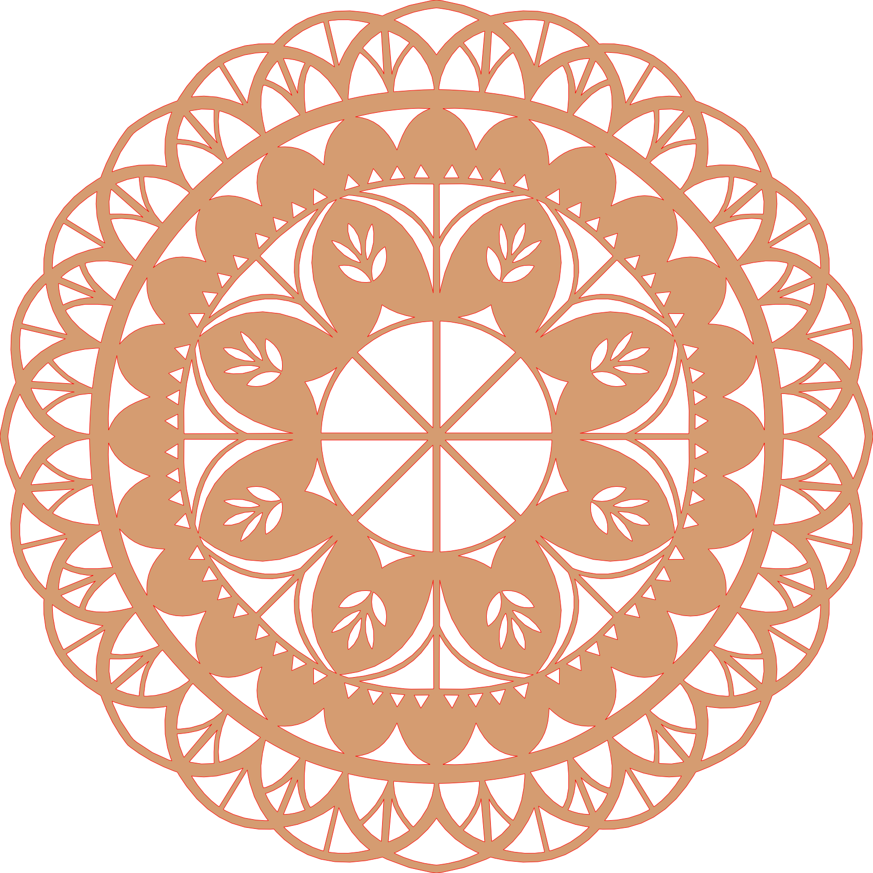 Decoración de pared  en madera