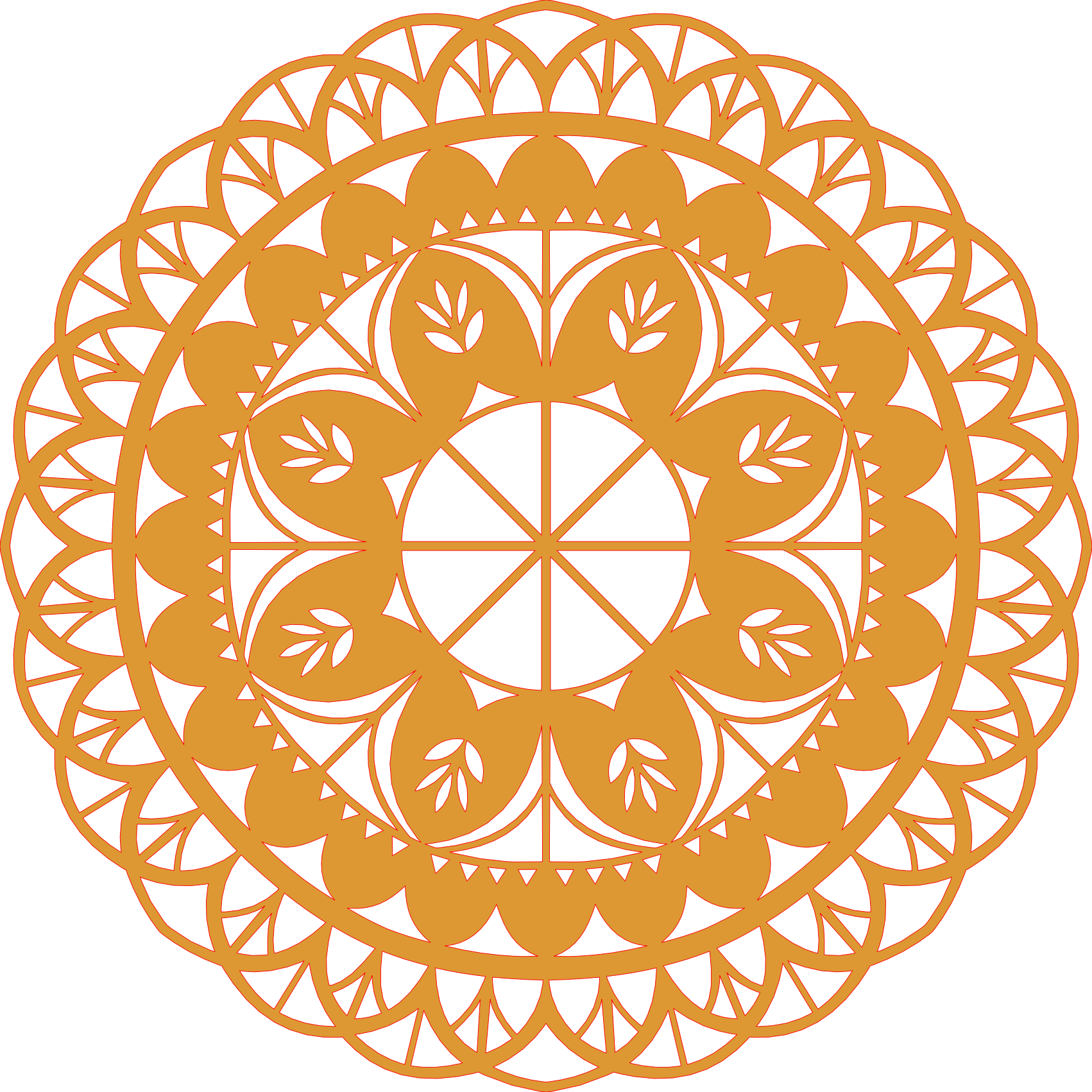 Decoración de pared  en madera