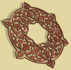 Panel decorativo floral