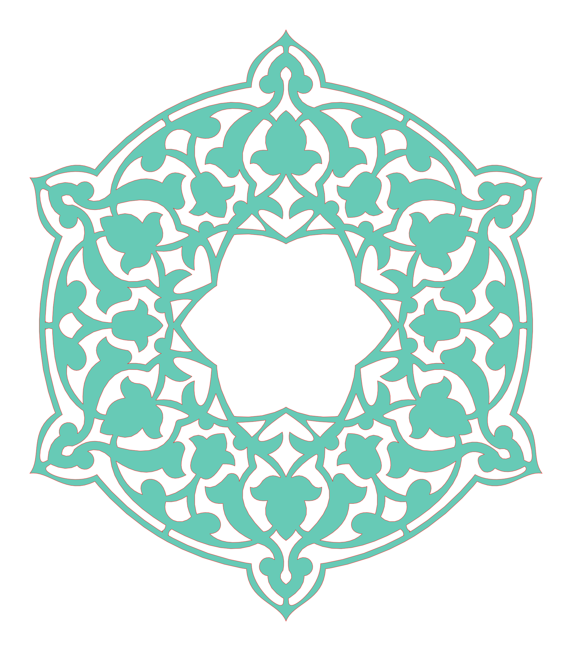 Panel decorativo floral