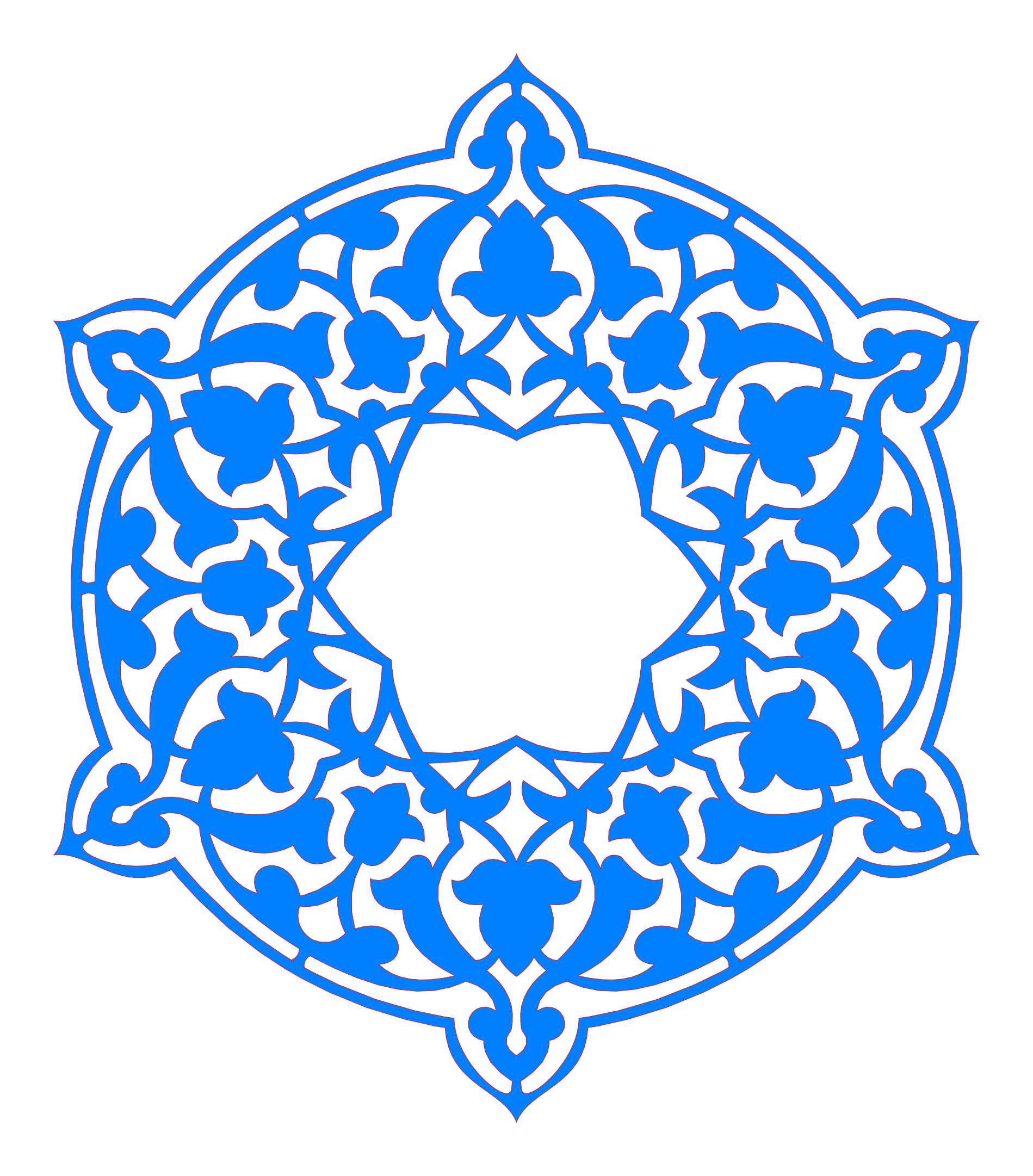 Panel decorativo floral