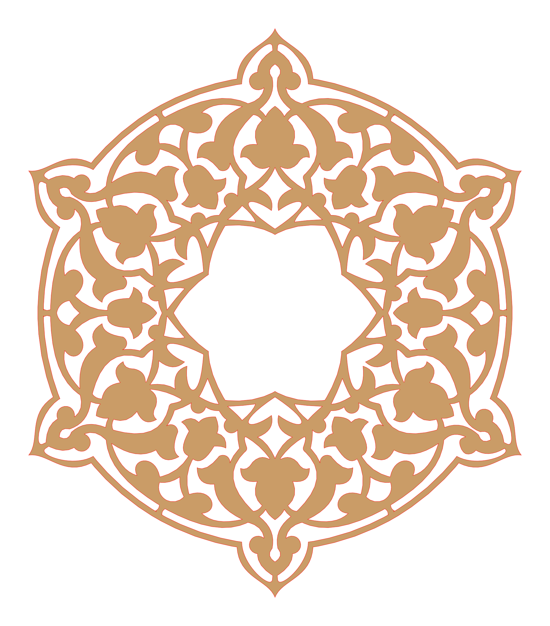 Panel decorativo floral