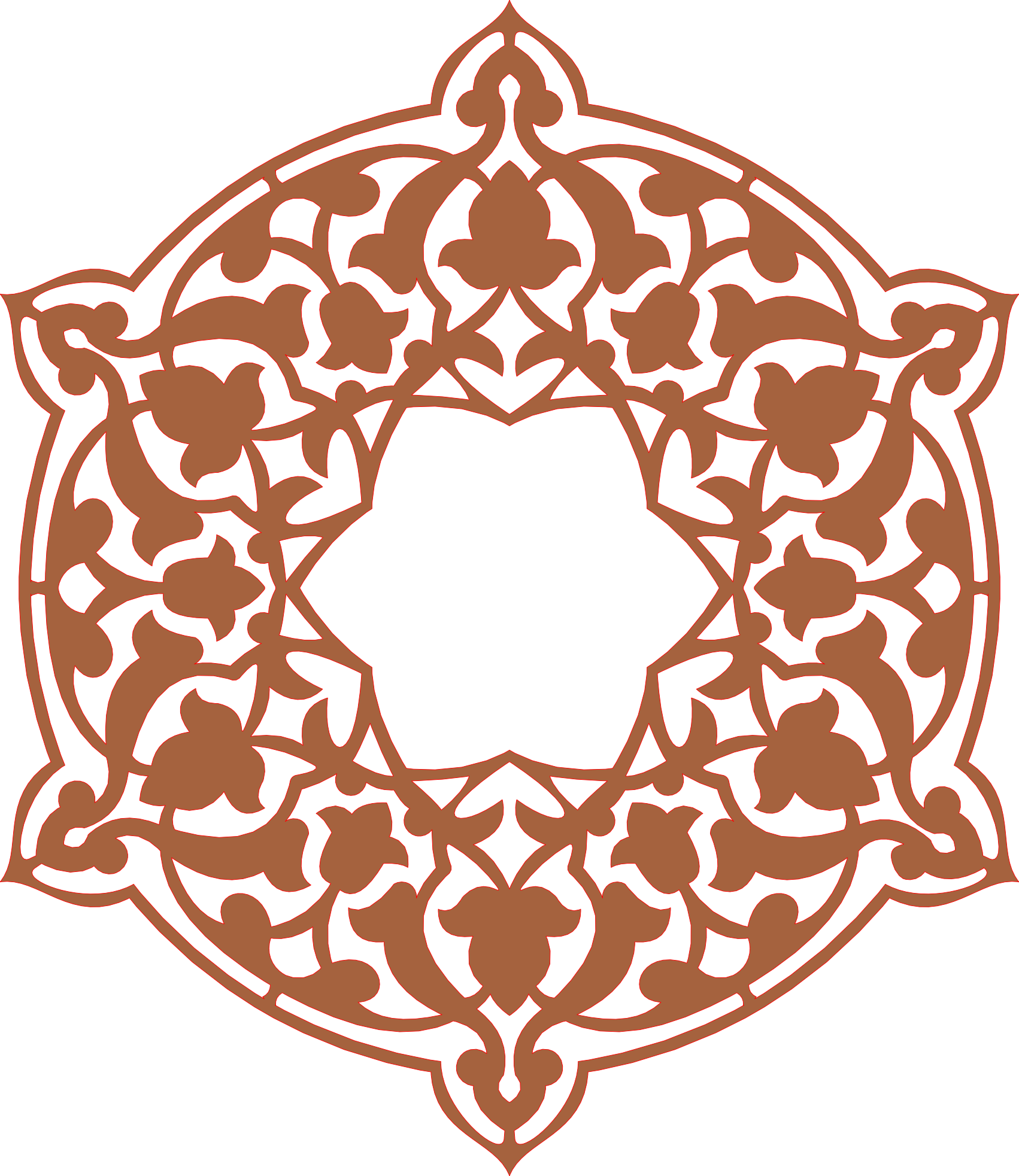 Panel decorativo floral