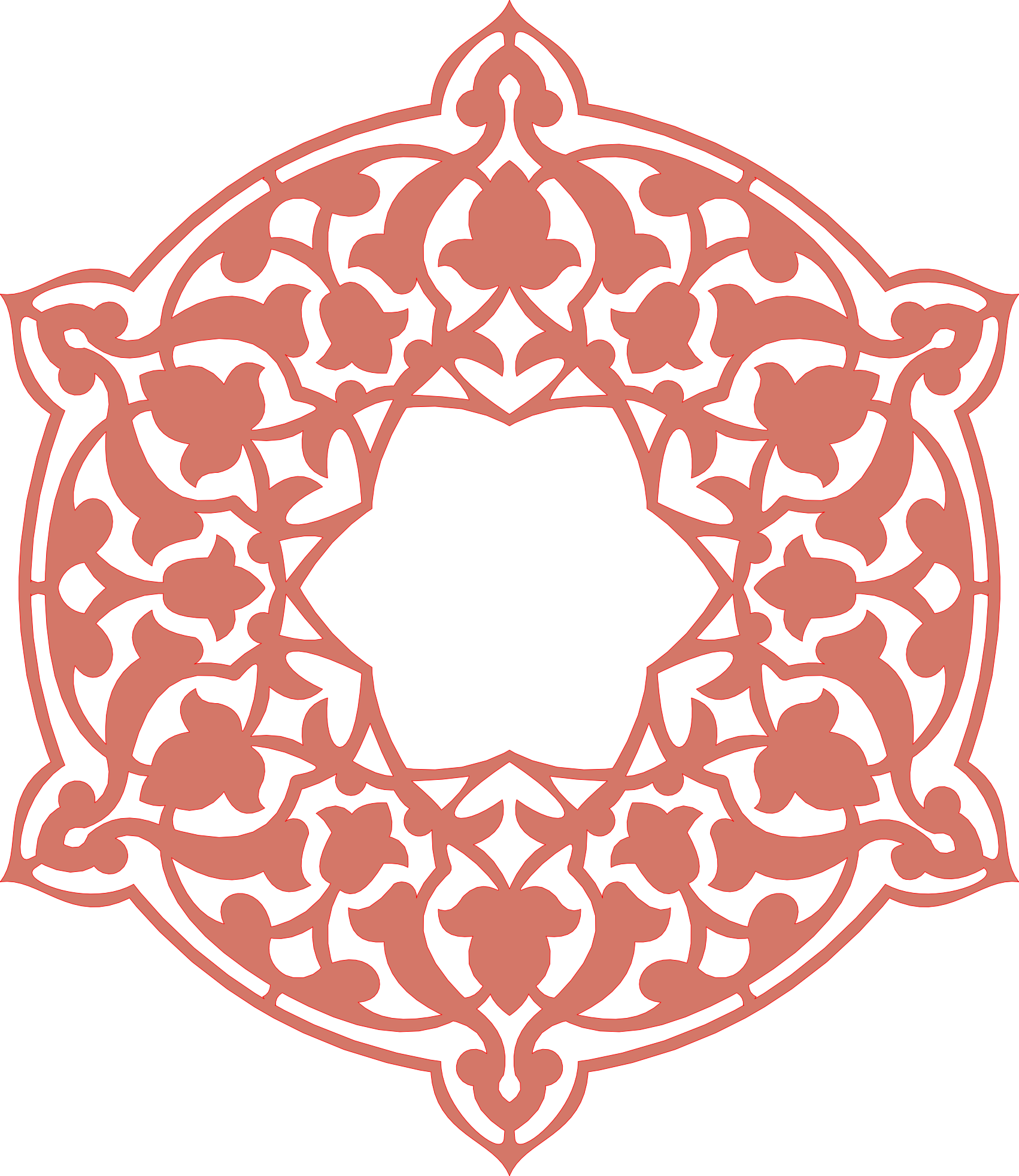 Panel decorativo floral