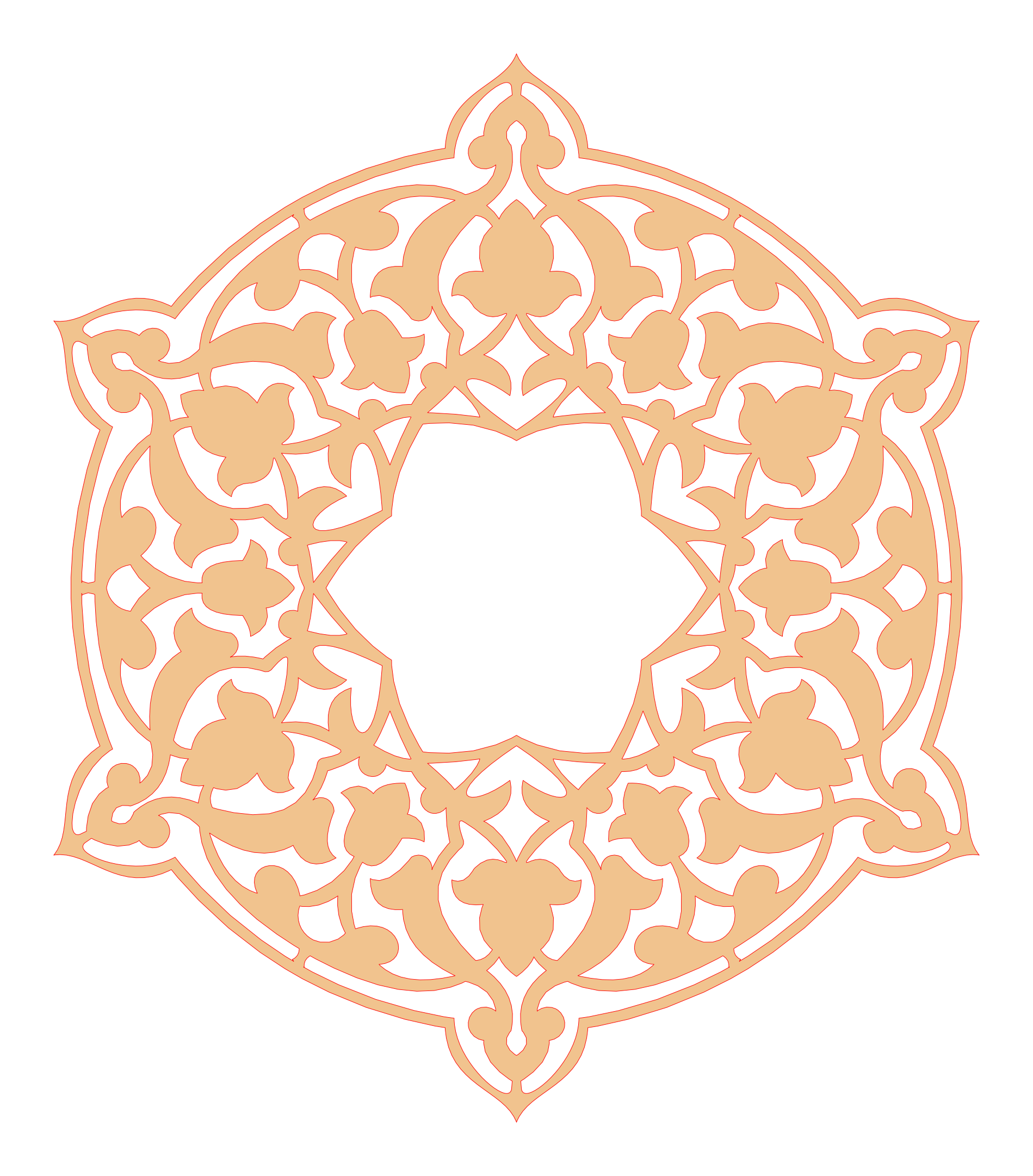 Panel decorativo floral