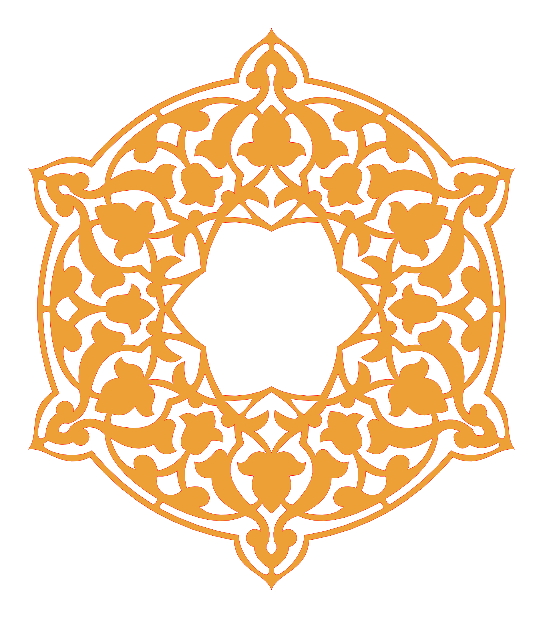 Panel decorativo floral