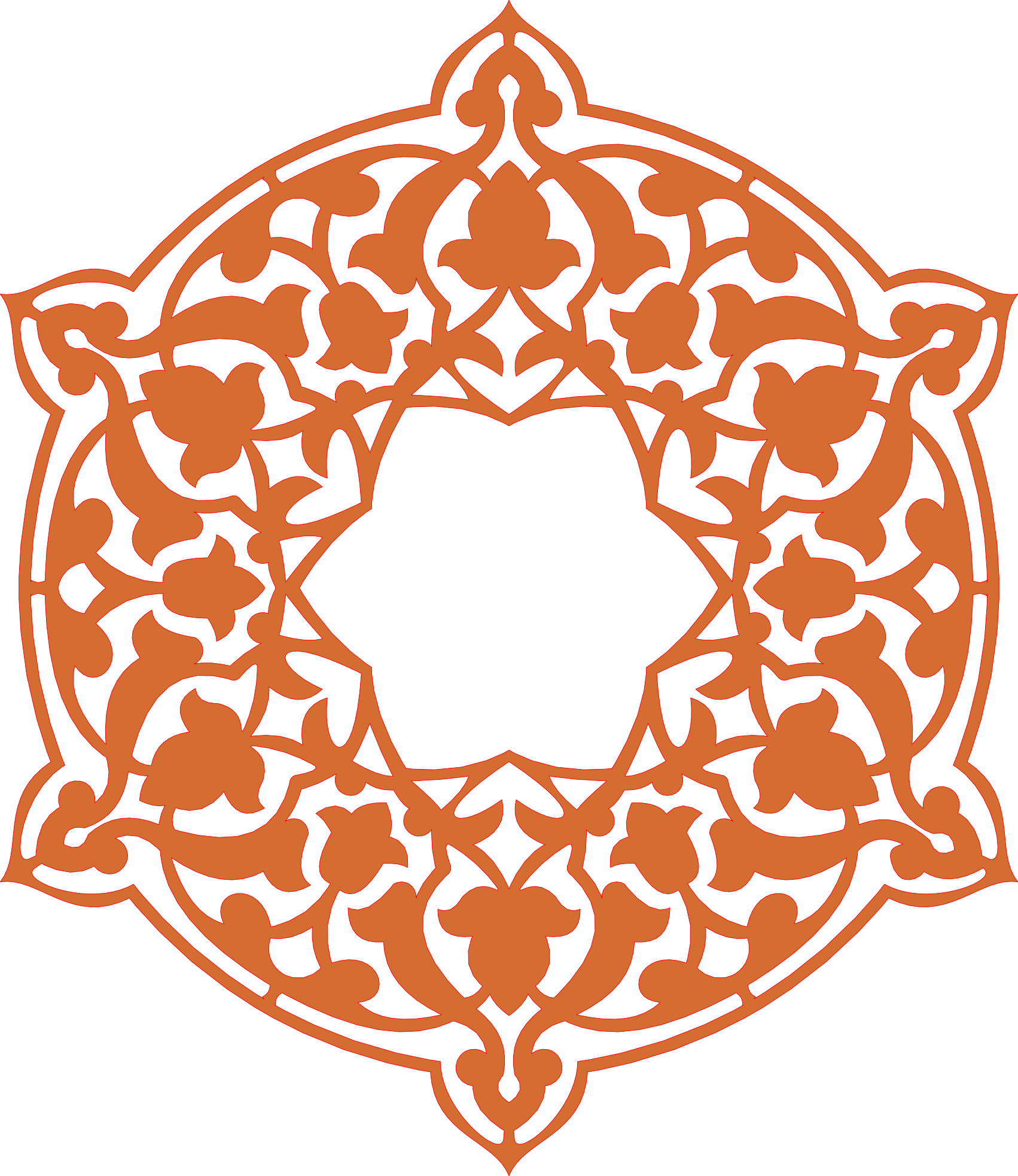 Panel decorativo floral