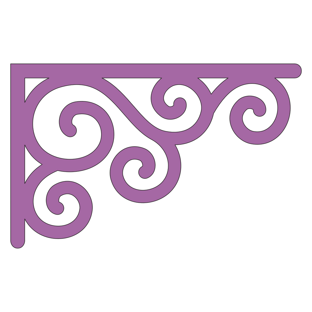 Esquina madera ( par, 2 piezas ) 050