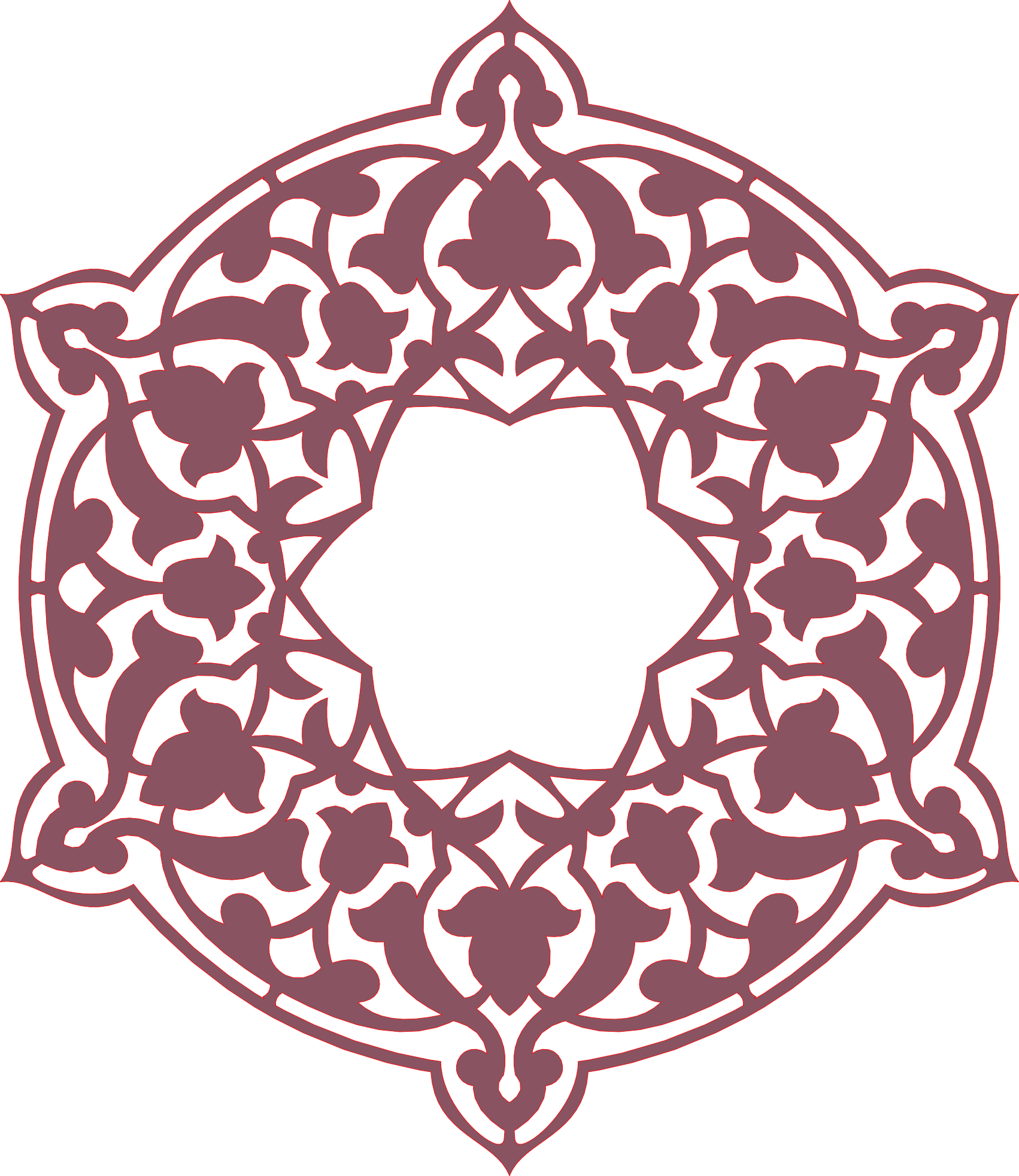 Panel decorativo floral