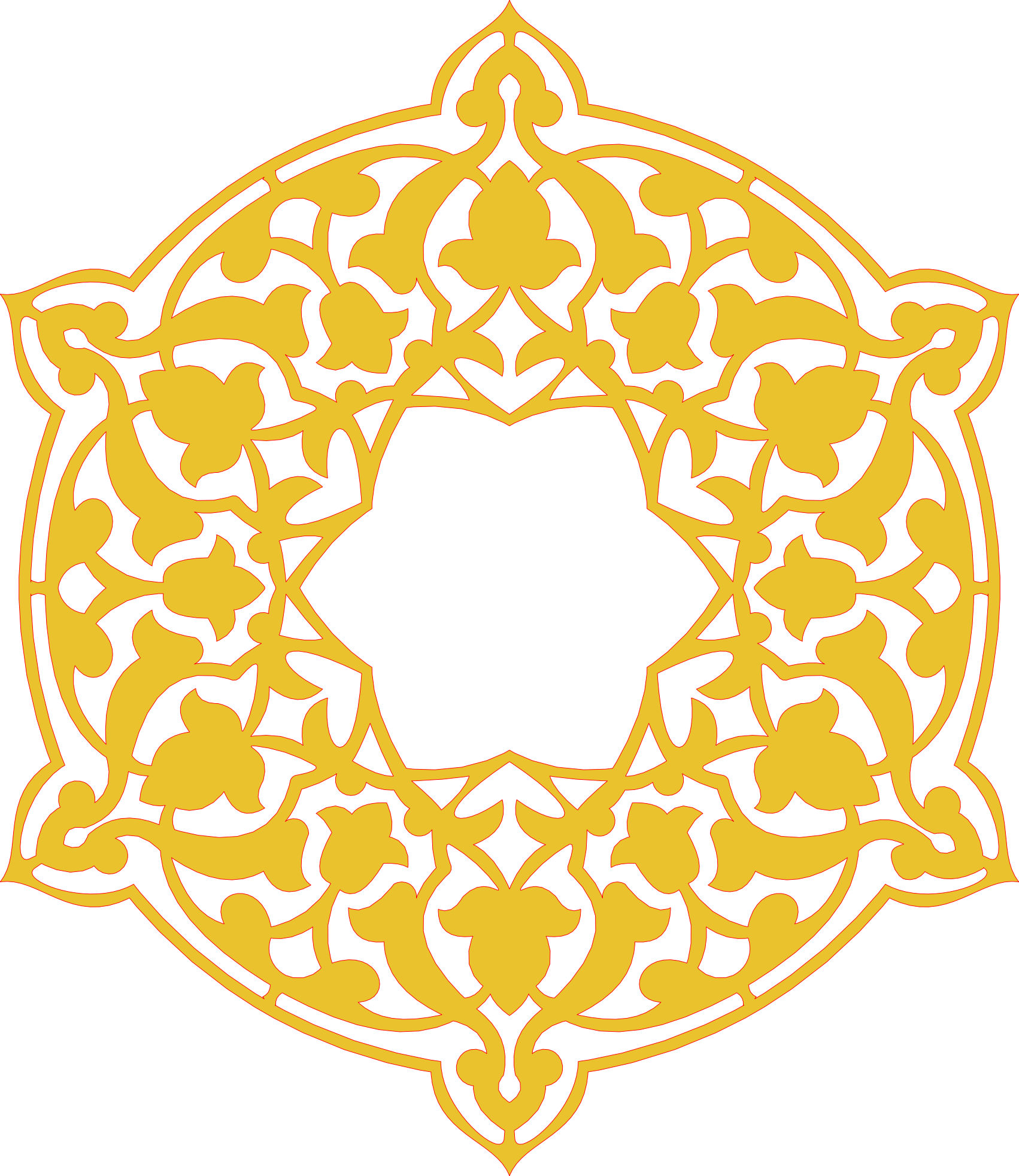 Panel decorativo floral