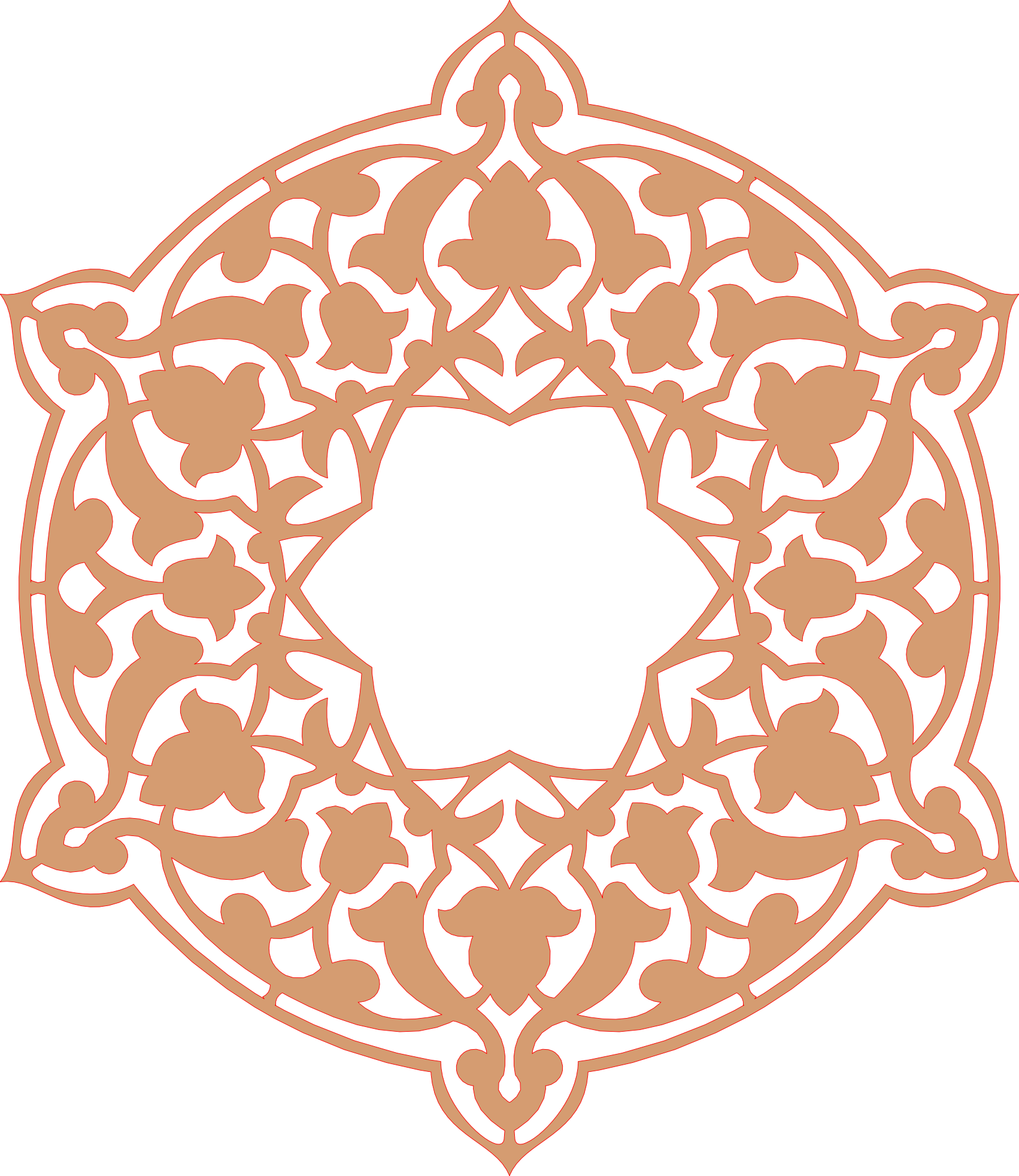 Panel decorativo floral