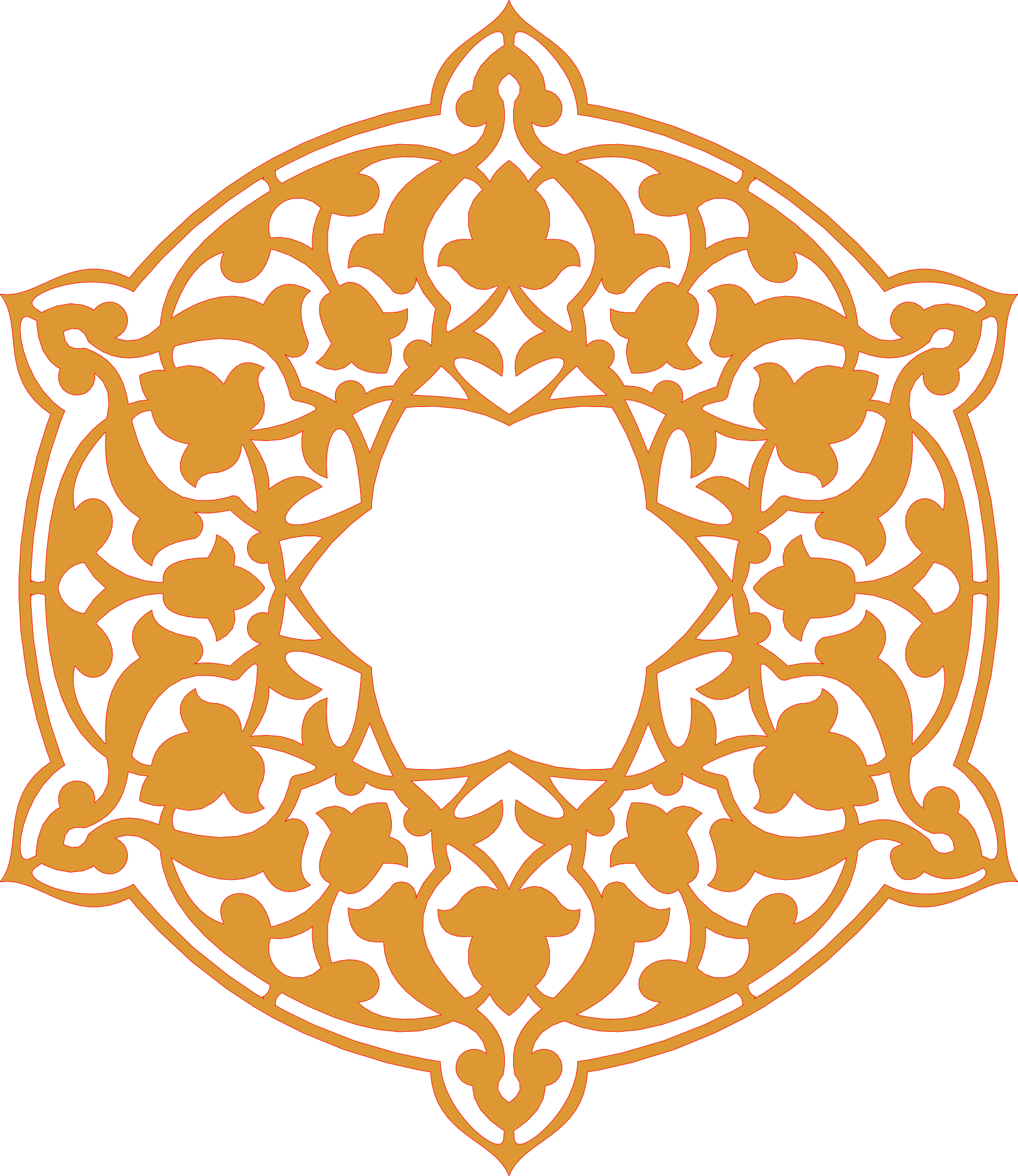 Panel decorativo floral