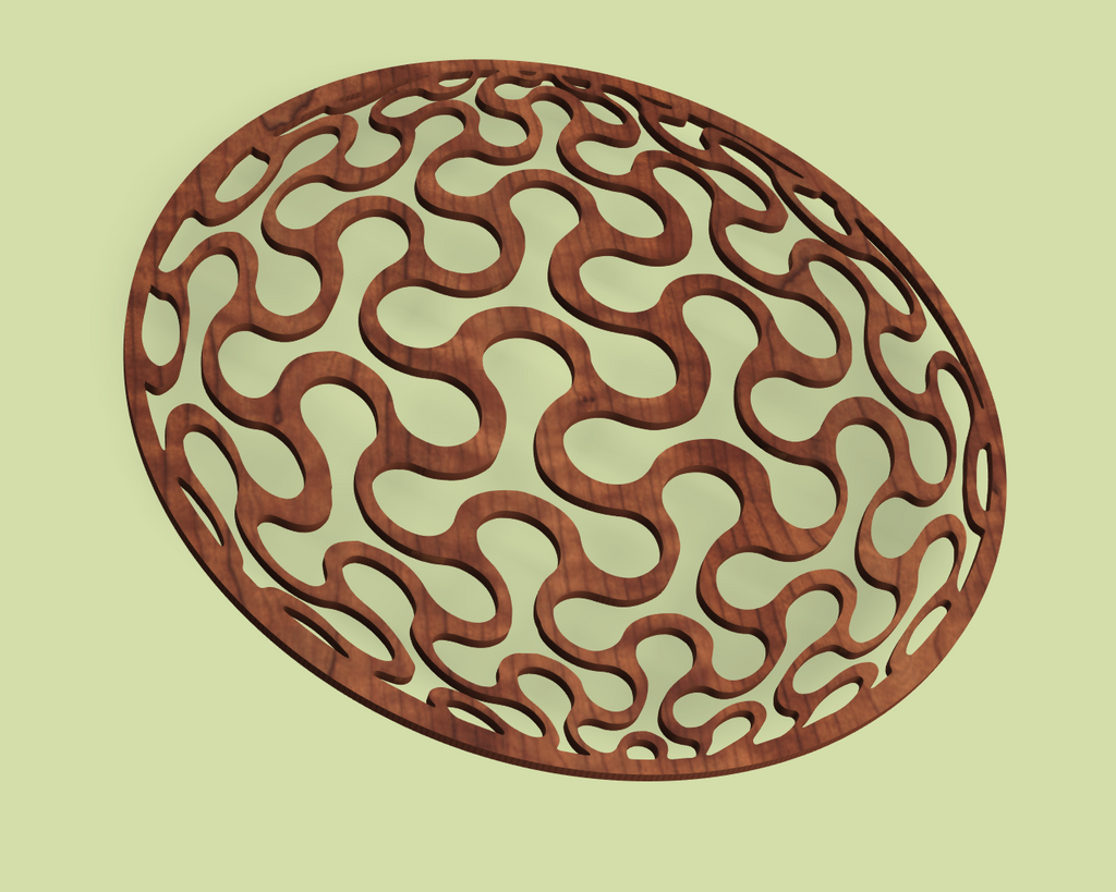 Placa decorativa abstracta