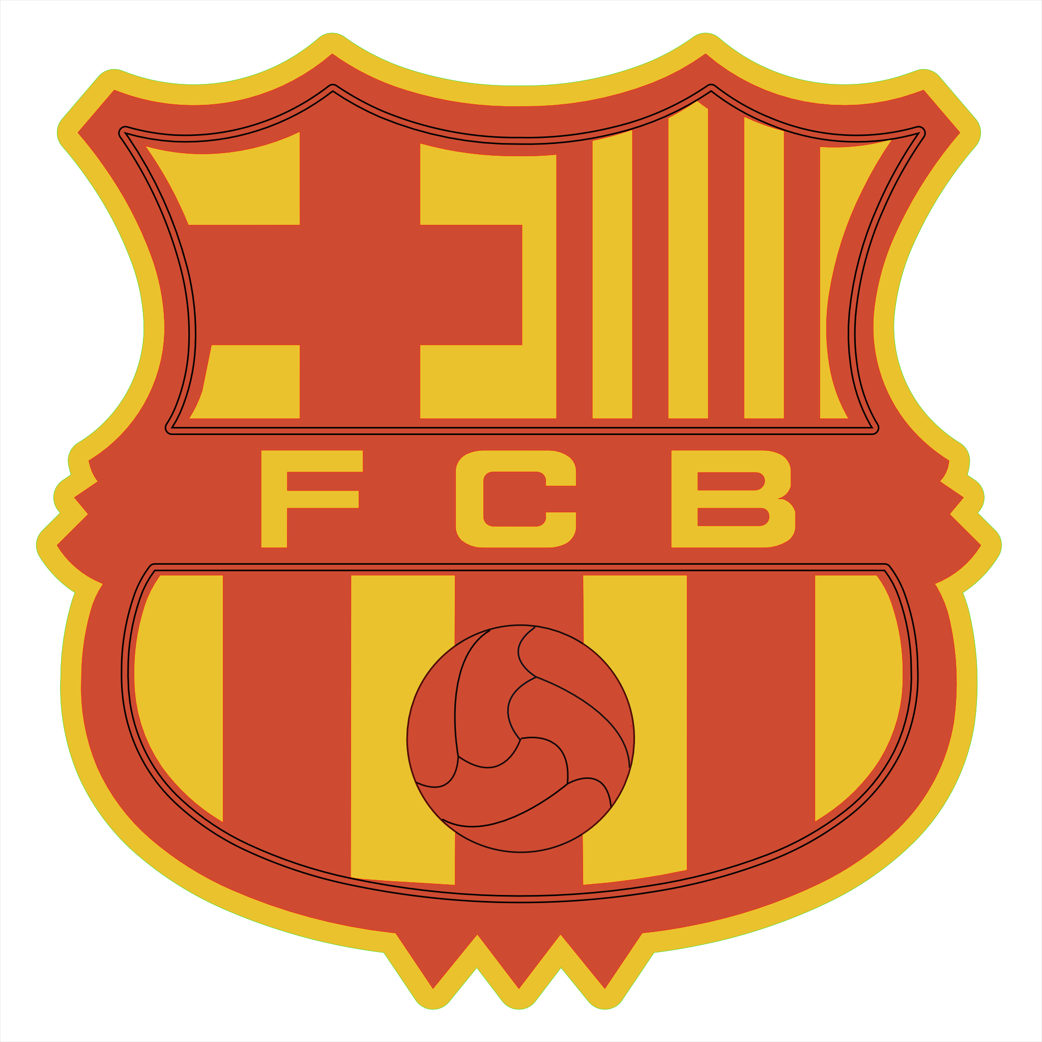 Panel ornamental ES-FCB 2 capas