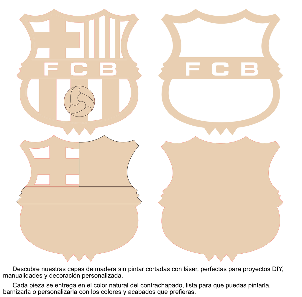 Panel ornamental ES-FCB 4 capas